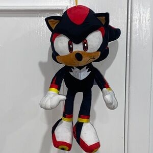 13 inches Sonic Character Plush Toy - Black, Red, and White